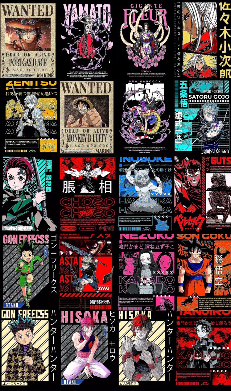 Anime StreetWear Koleksiyonu Paketi