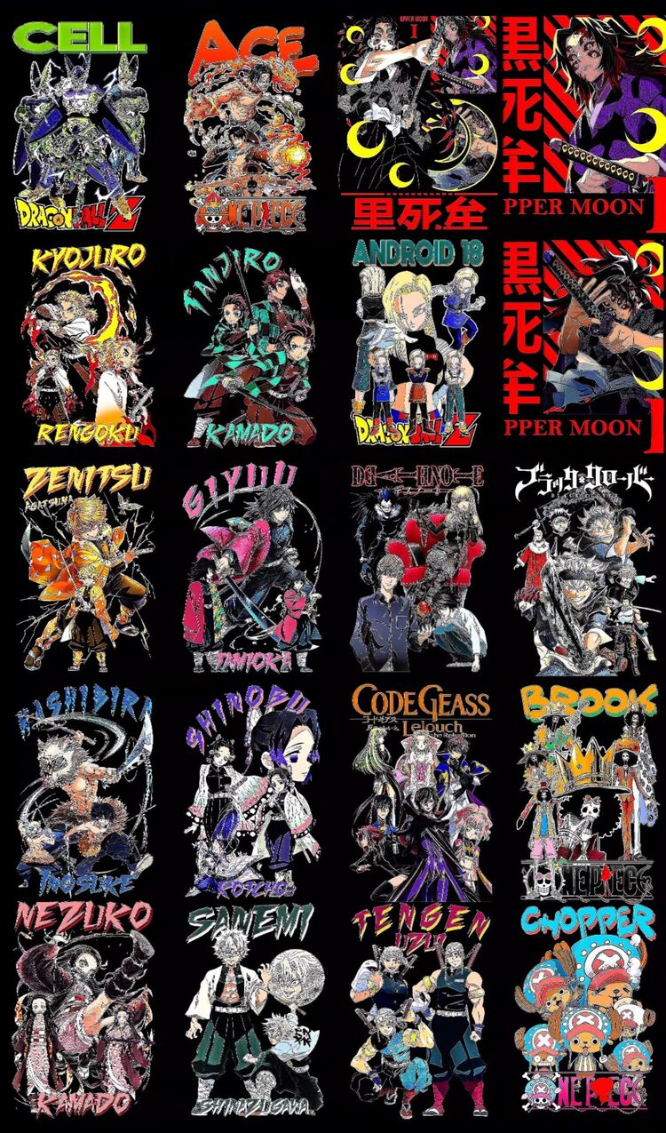 Anime StreetWear Koleksiyonu Paketi