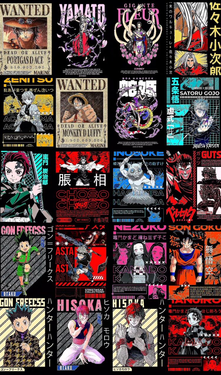 Anime StreetWear Koleksiyonu Paketi