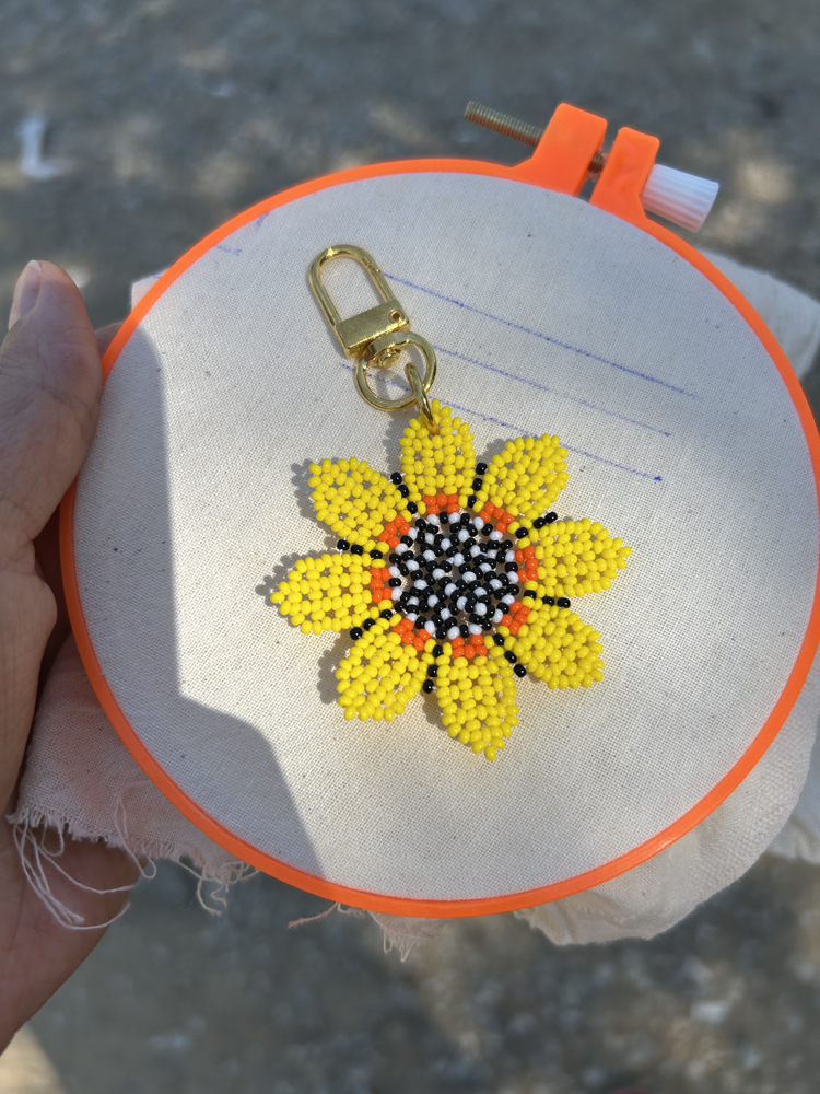 Ayçiçeği anahtarlık/charm