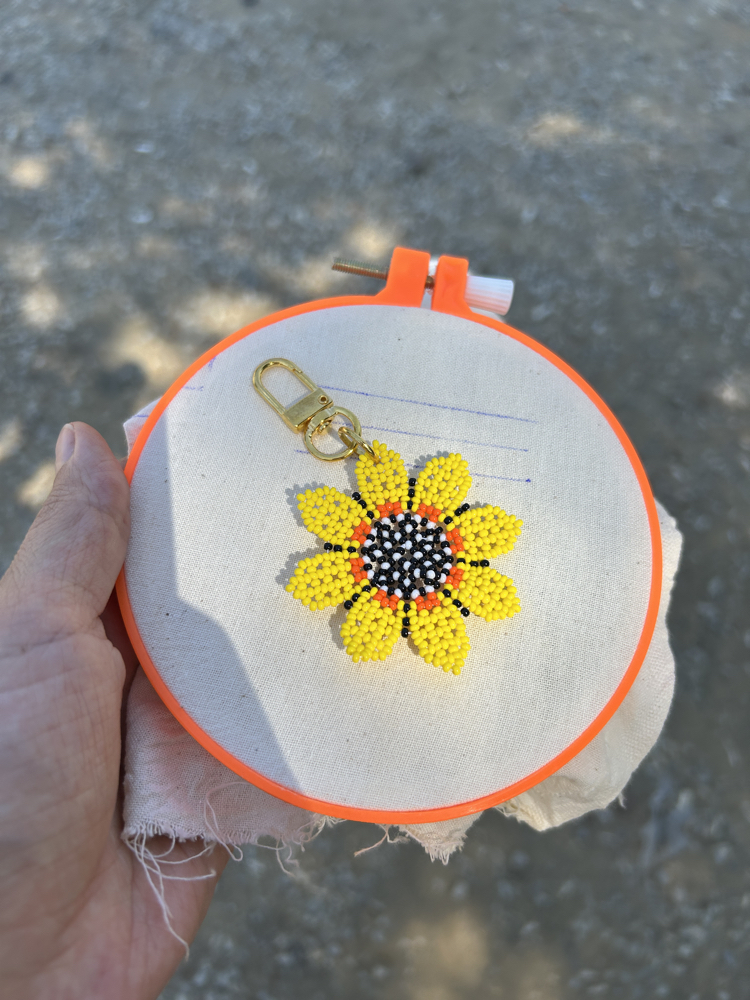 Ayçiçeği anahtarlık/charm