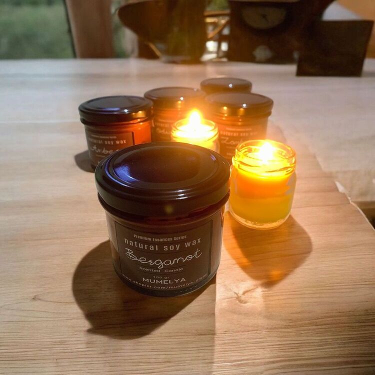 bergamot kokulu soya mum