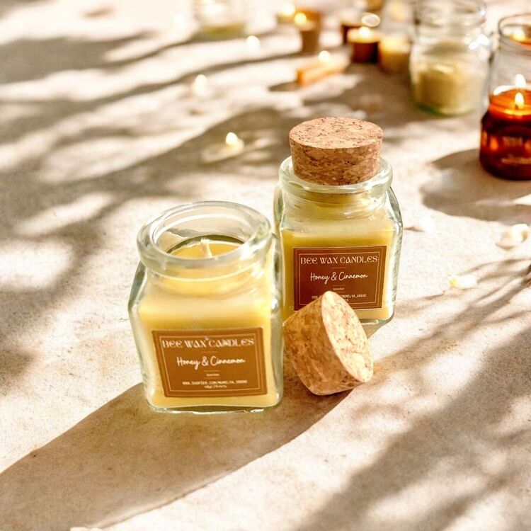 balmumu mum 3lü set