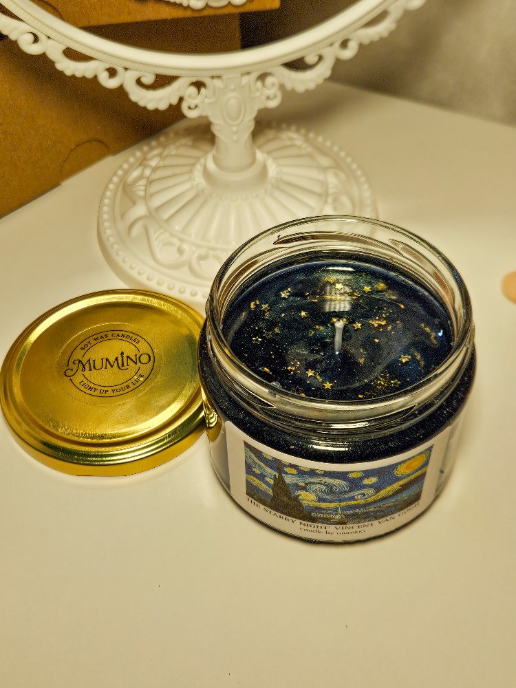 starry night candle