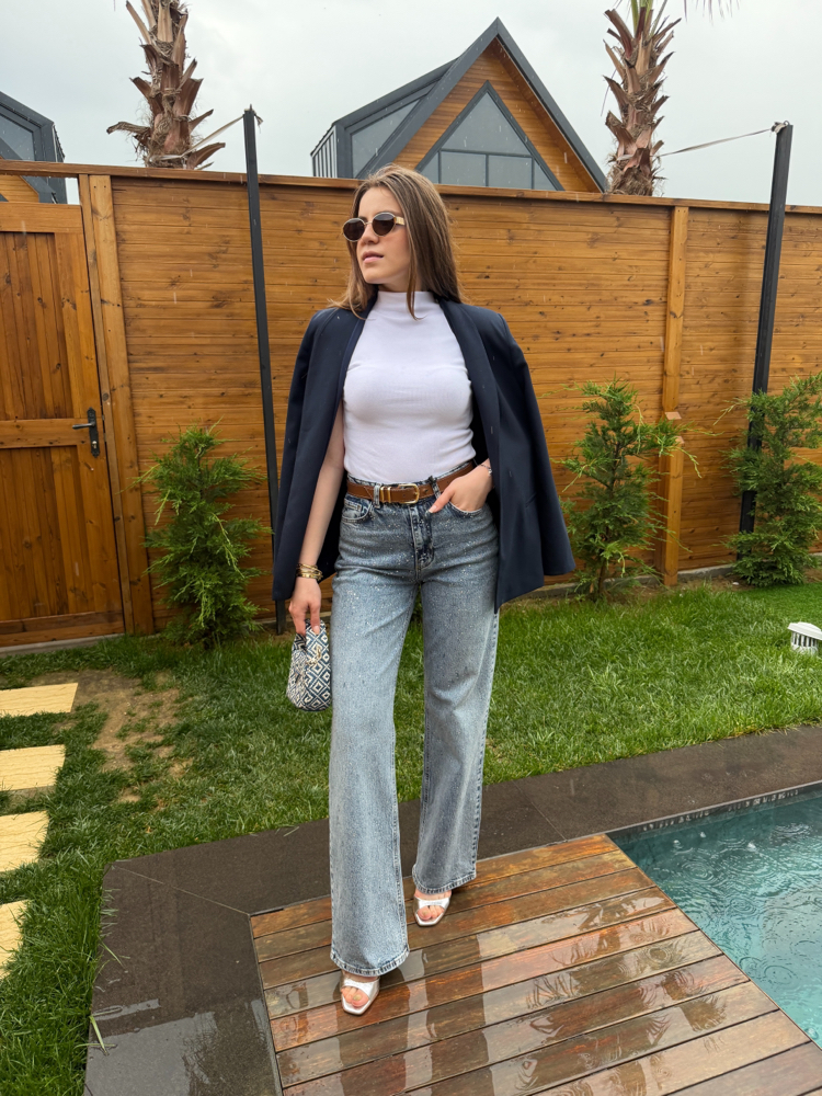 Taşlı Jean