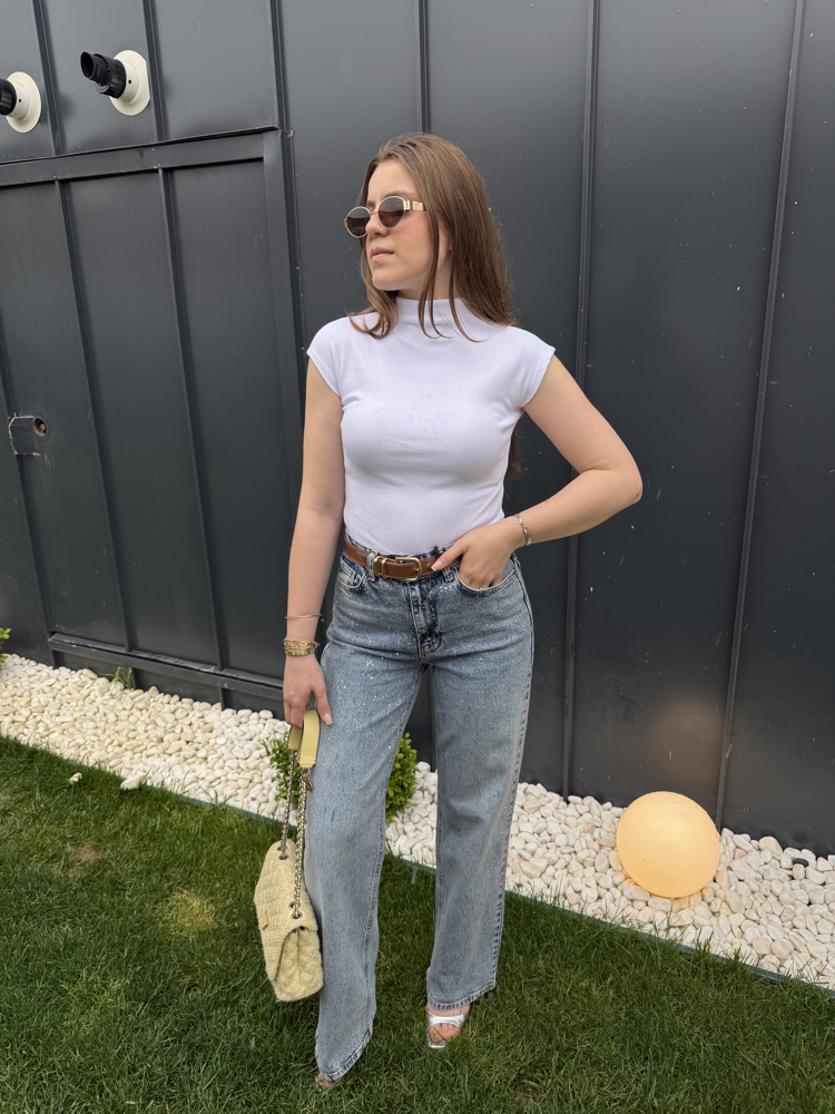 Beyaz Kolsuz Body