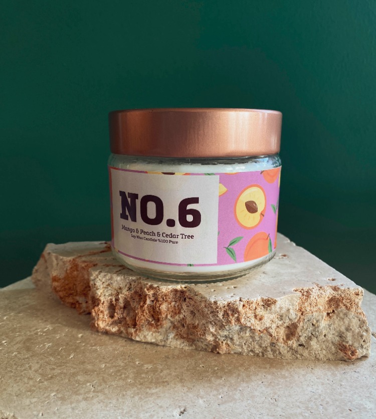 No.6 Mango, Peach and Cedar Tree