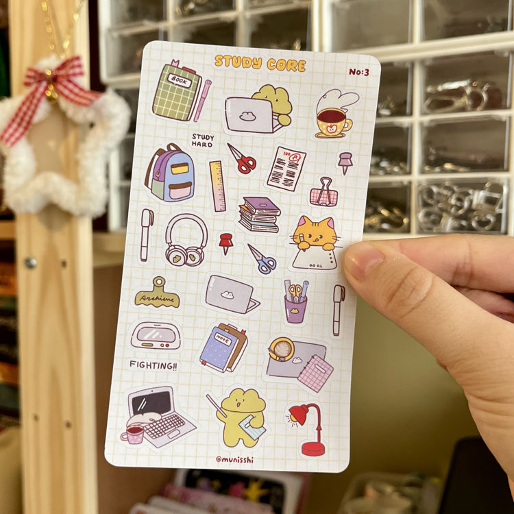 Study Core Sticker Sayfası