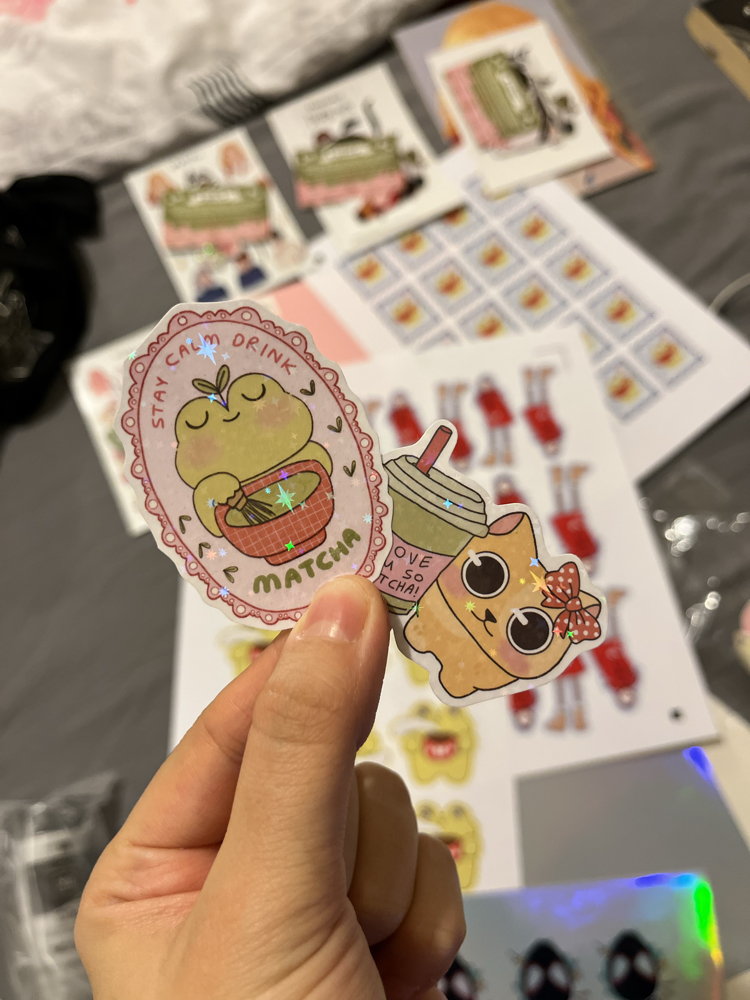 Sticker kulübü-Ekim Matcha koleksiyonu