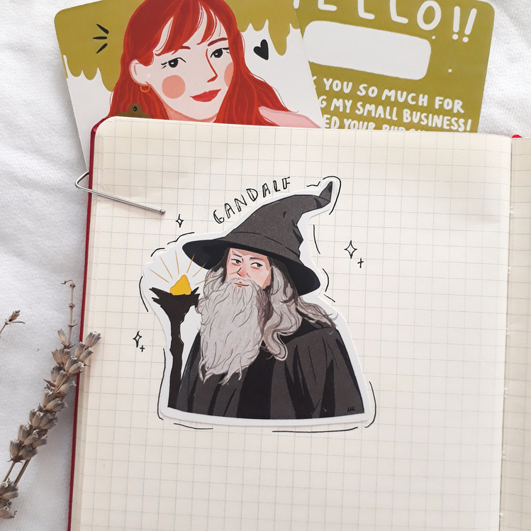 Yüzüklerin Efendisi 'Gandalf' Sticker