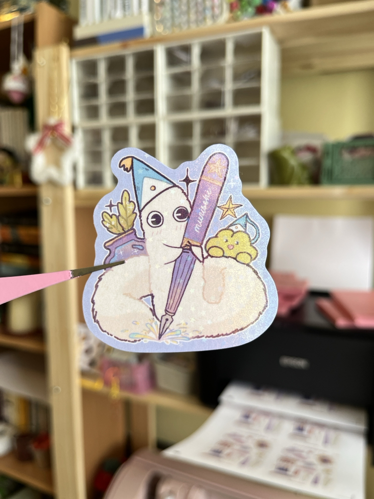 Brushbuddy Witch Hat sticker