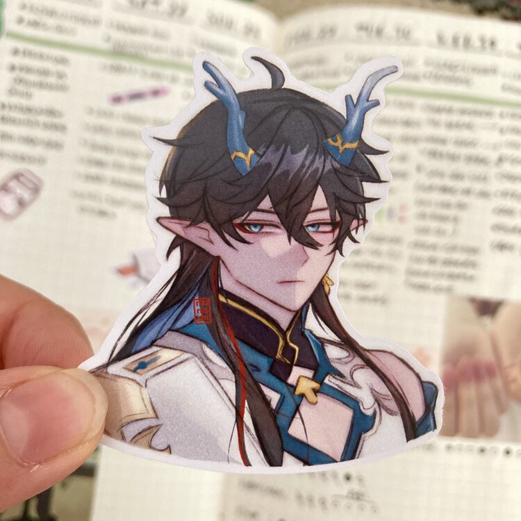 Dan Heng Hologramlı Sticker ( HONKAI STAR RAIL)