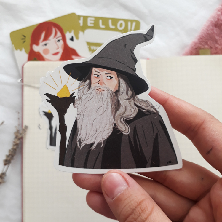 Yüzüklerin Efendisi 'Gandalf' Sticker