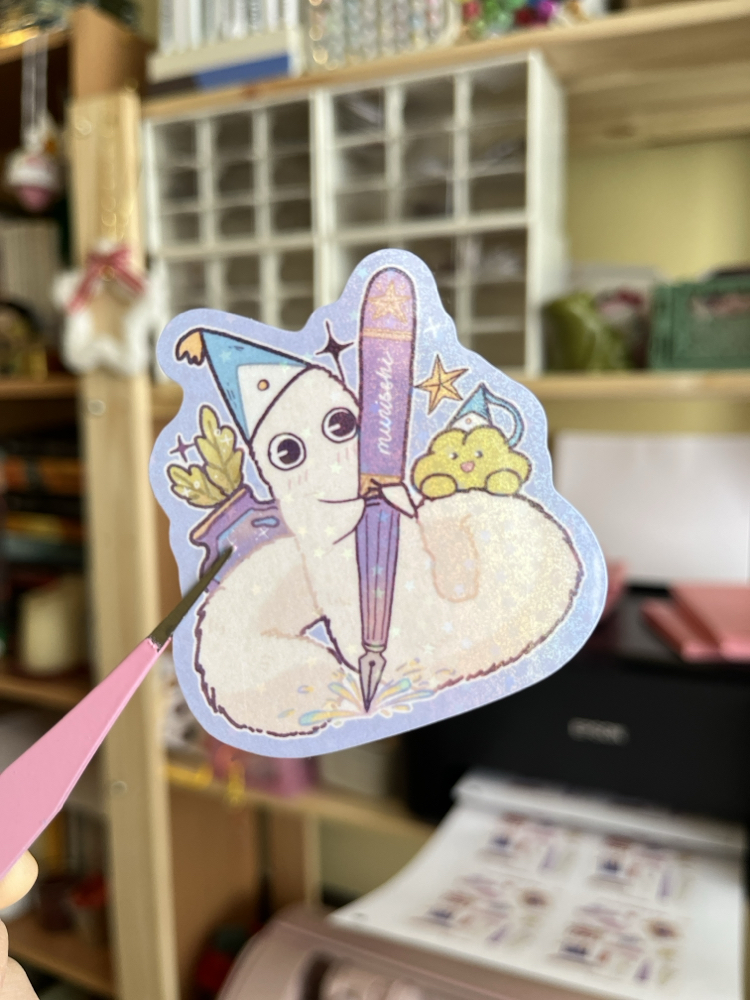 Brushbuddy Witch Hat sticker