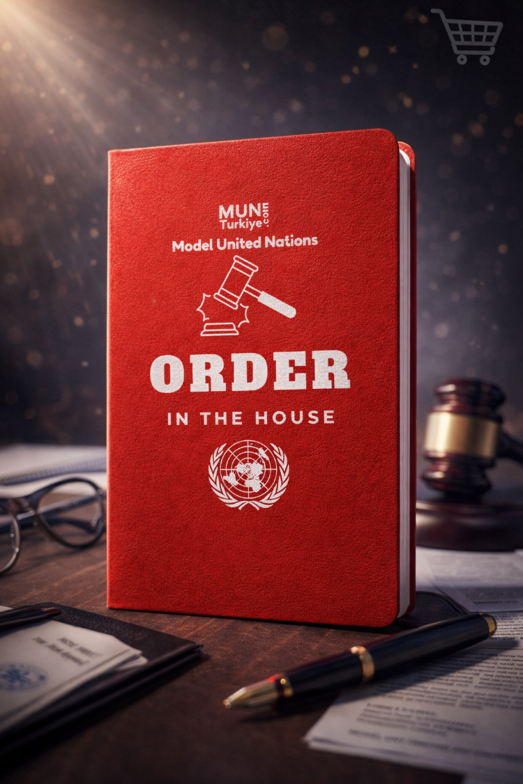 MUNTürkiye Defter - Order in the House (Kırmızı) 12*20 cm