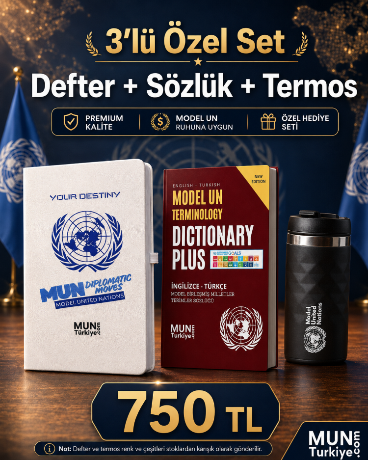 Defter + Sözlük + Termos 3’lü Set