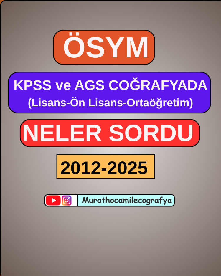 KPSS-AGS ÇIKMIŞ SORULAR ANALİZİ (2012-2025) KİTAP OLARAK GELMEZ! (mail olarak PDFgönderilir)