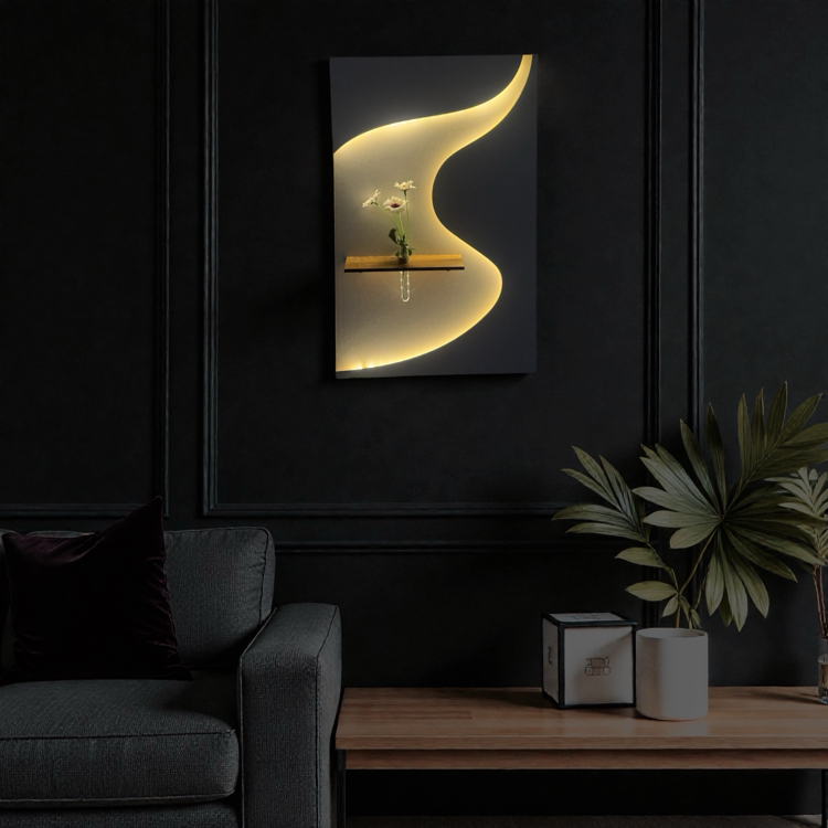Luna Duvar Dekorasyonu,Işıklı Tablo