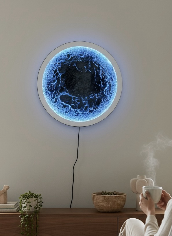 BEYAZ DOLUNAY RGB TABLO