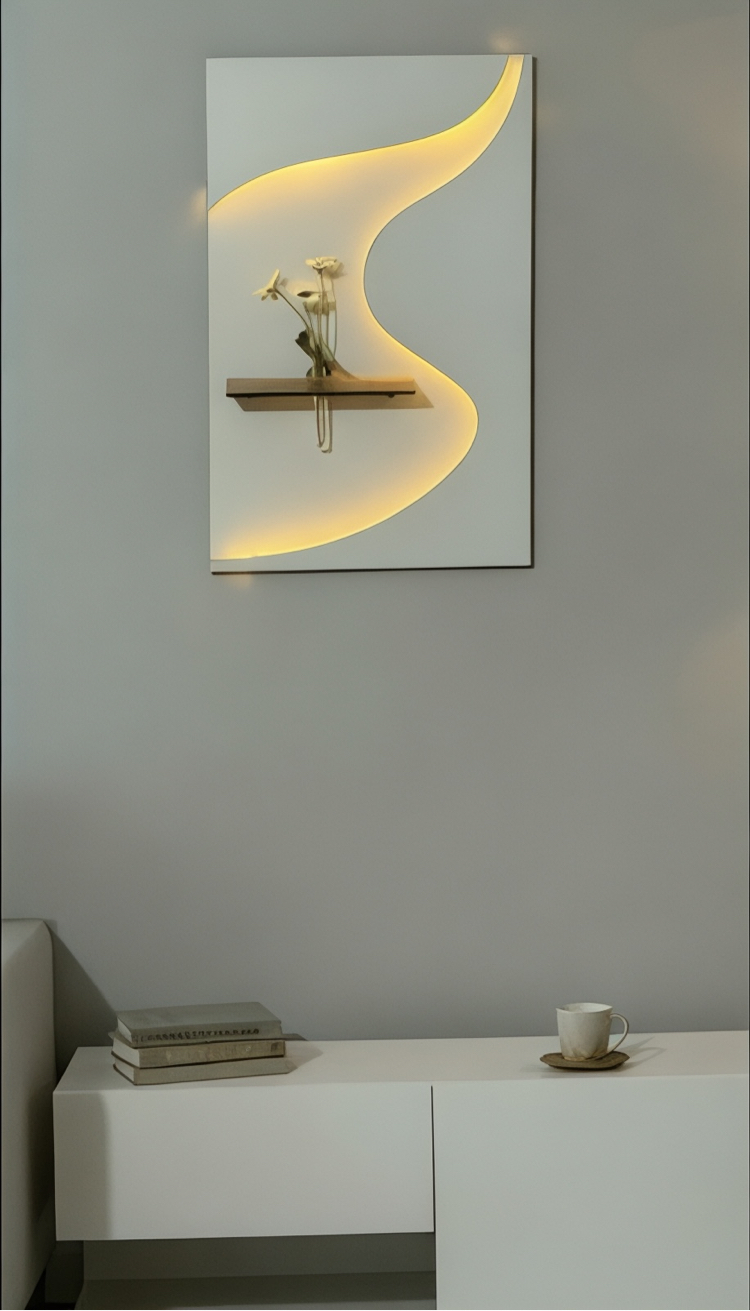 Luna Duvar Dekorasyonu,Işıklı Tablo