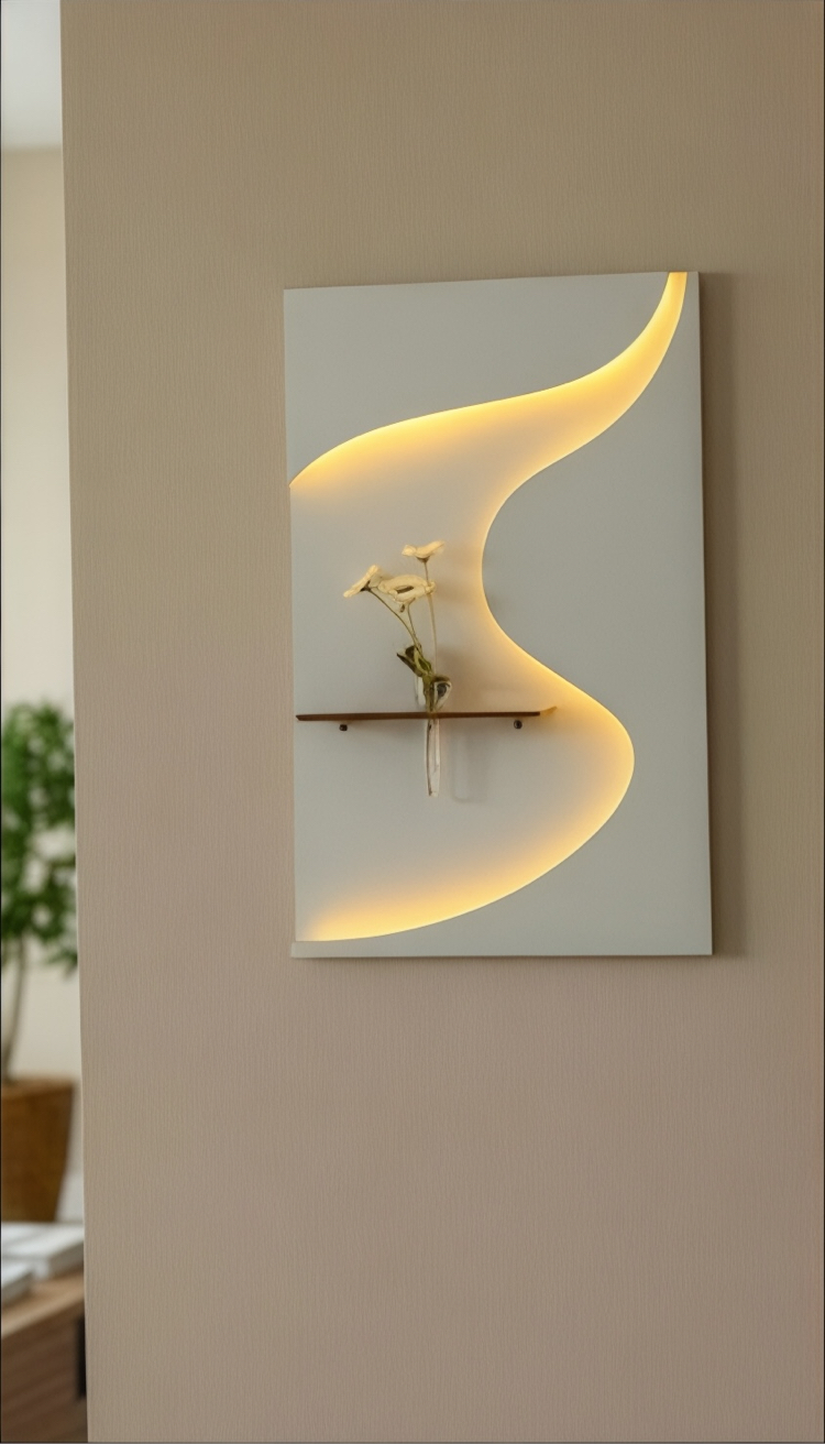 Luna Duvar Dekorasyonu,Işıklı Tablo