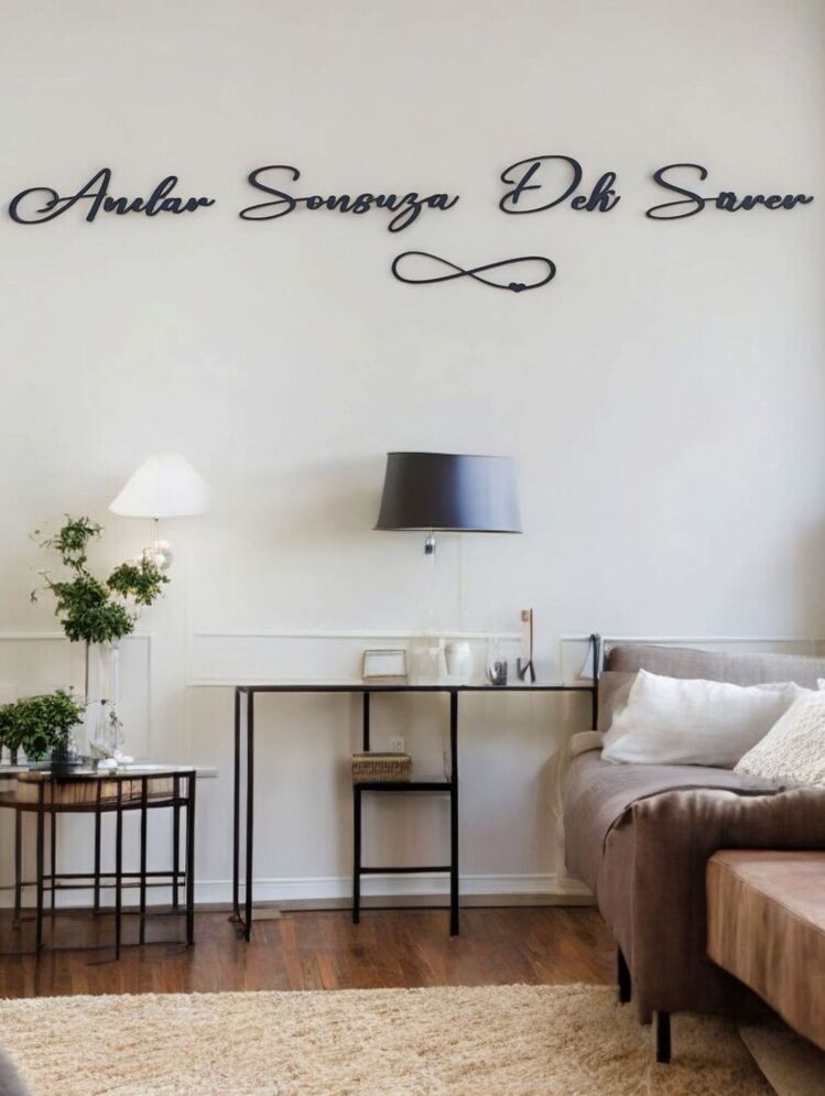 Anılar Sonsuza Dek Sürer Ahşap Duvar Dekorasyonu -134