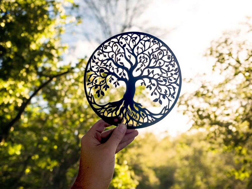 Yaşam Ağacı Minimalist Duvar Dekorasyonu 