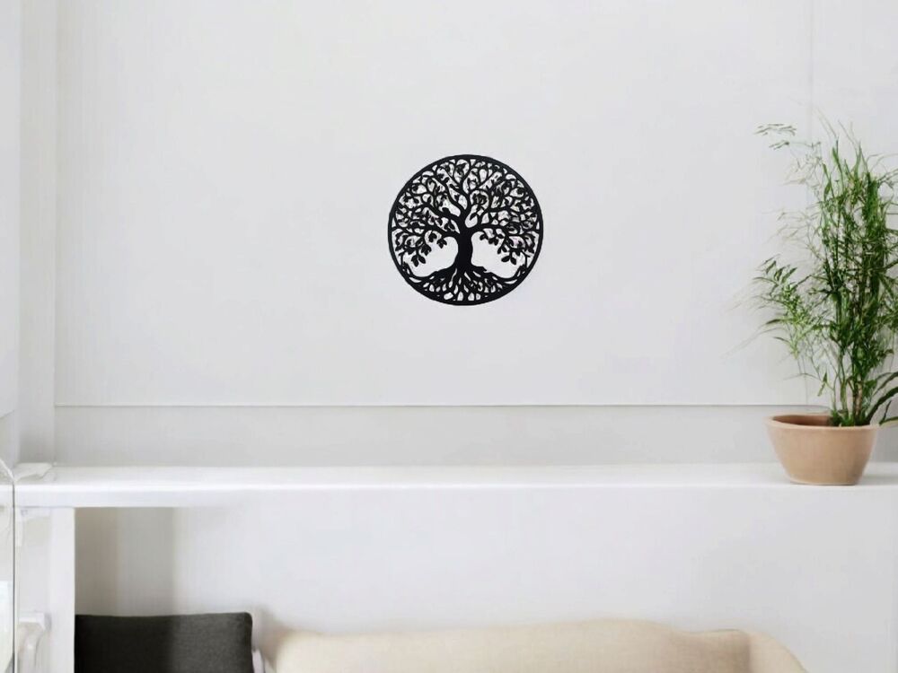 Yaşam Ağacı Minimalist Duvar Dekorasyonu 