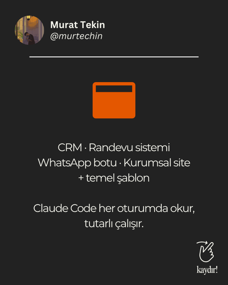 İlk Sistem Kiti – İşletmelere Sistem Kurmaya Başla (CLAUDE.md Şablonları + Prompt'lar)