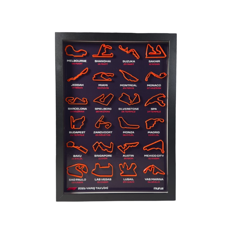 FORMULA 1 2026 3D TAKVİMİ