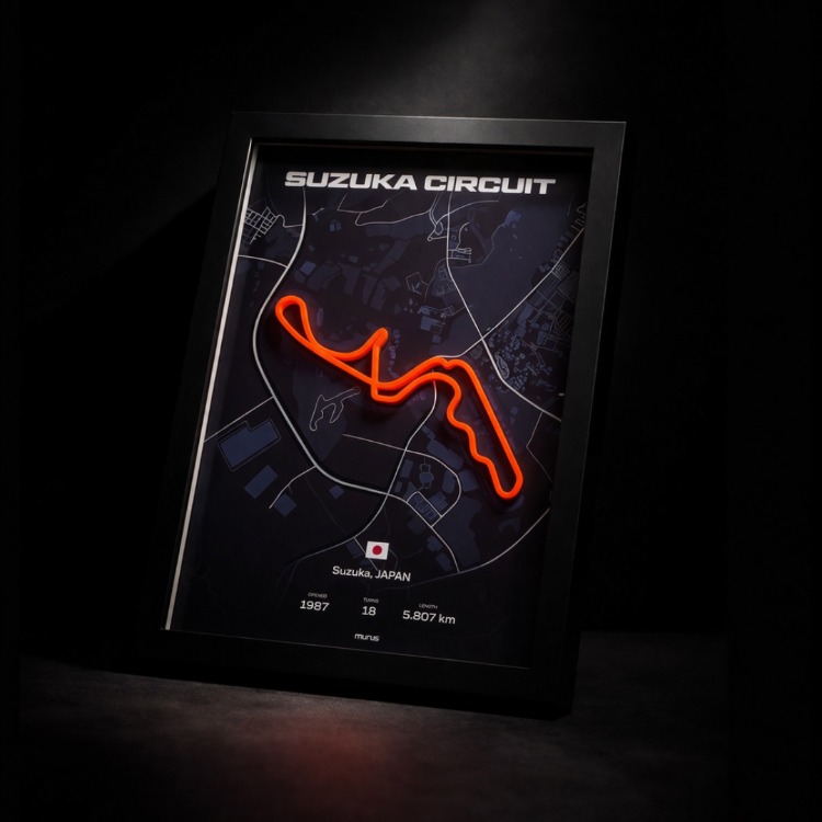 SUZUKA CIRCUIT 3D PİST TABLOSU