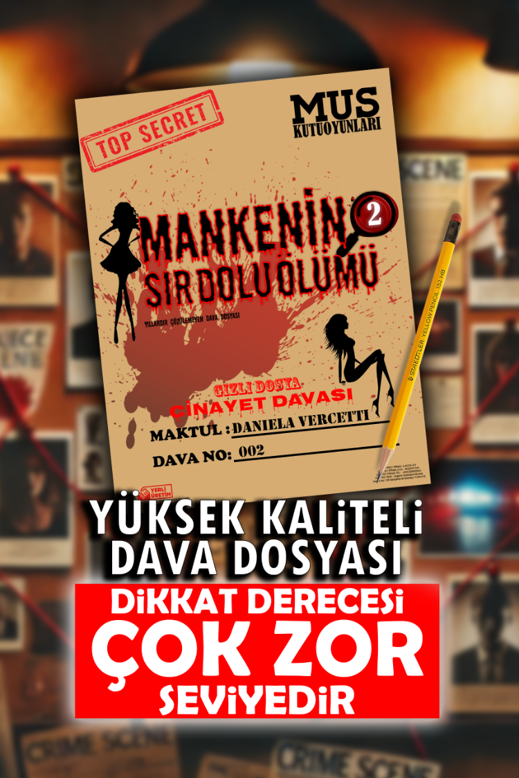 2 Farklı Cinayet Davası, Mankenin Sır Dolu Ölümü, Emlakçı Davası,Dedektiflik Oyunu