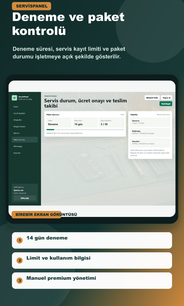 Teknik Servis Takip Sistemi
