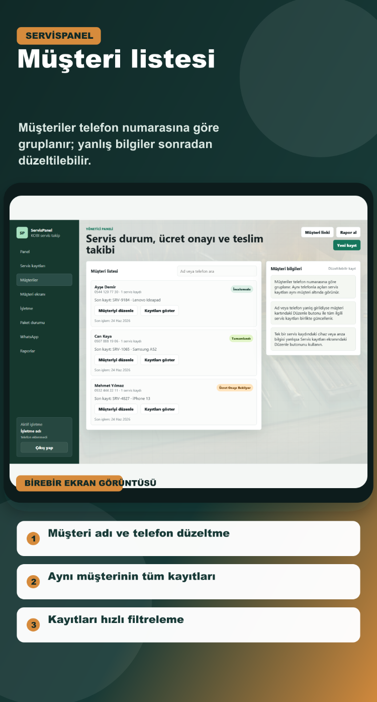 Teknik Servis Takip Sistemi