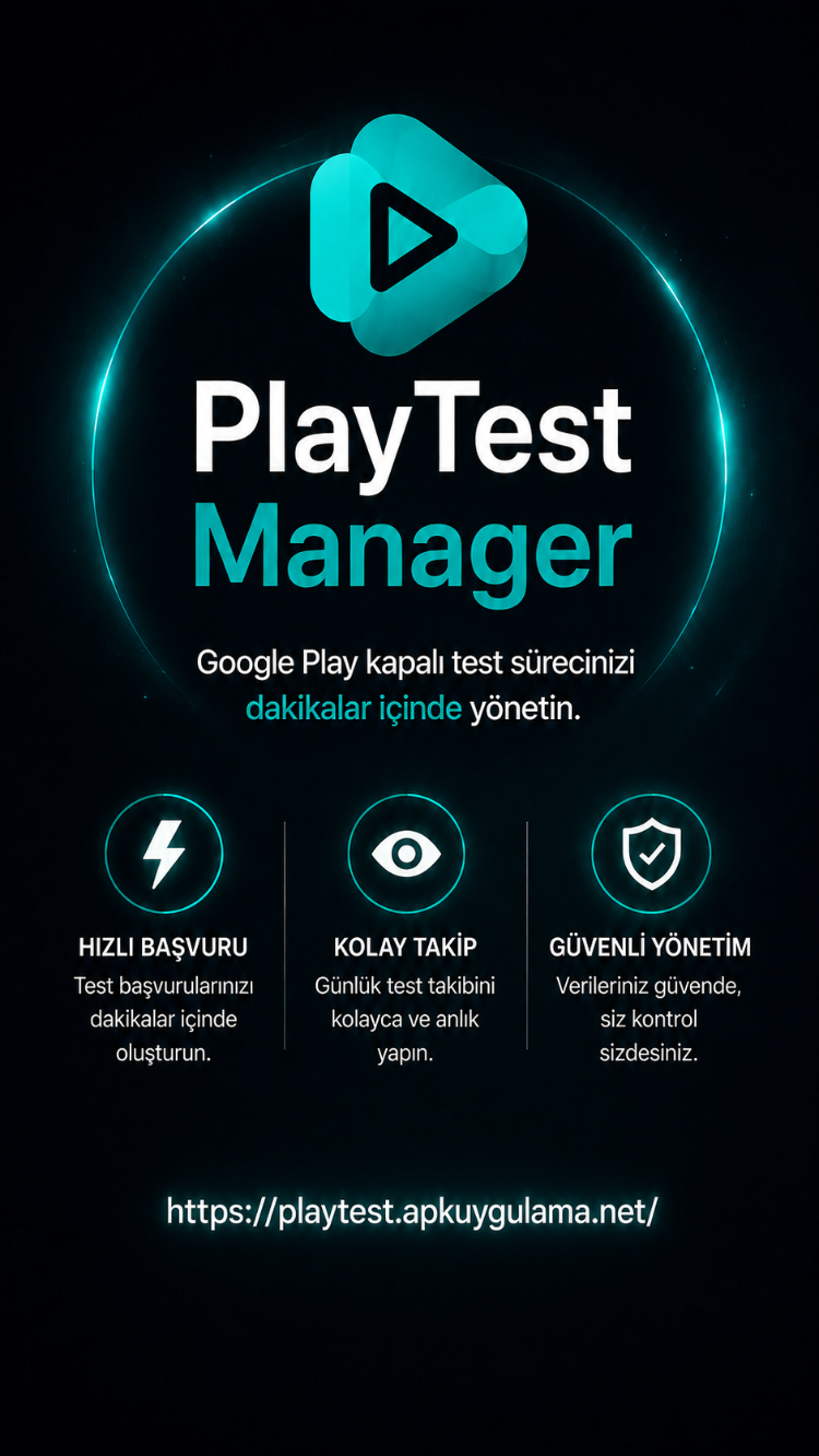 Google Play Kapalı Test Hizmeti 