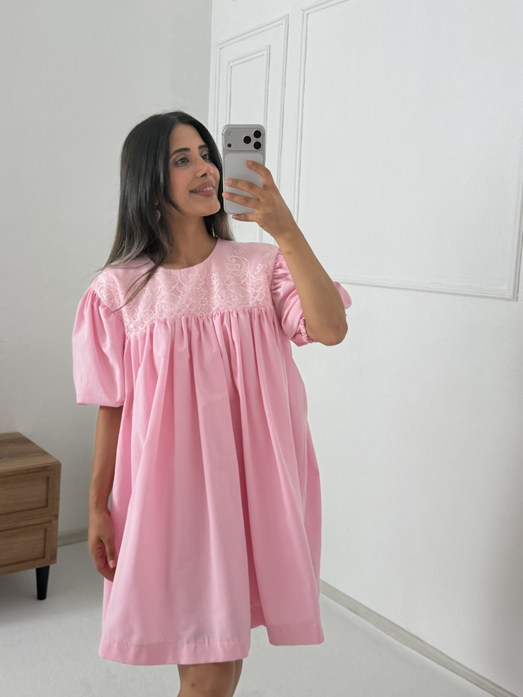 Nutla Pembe Elbise 