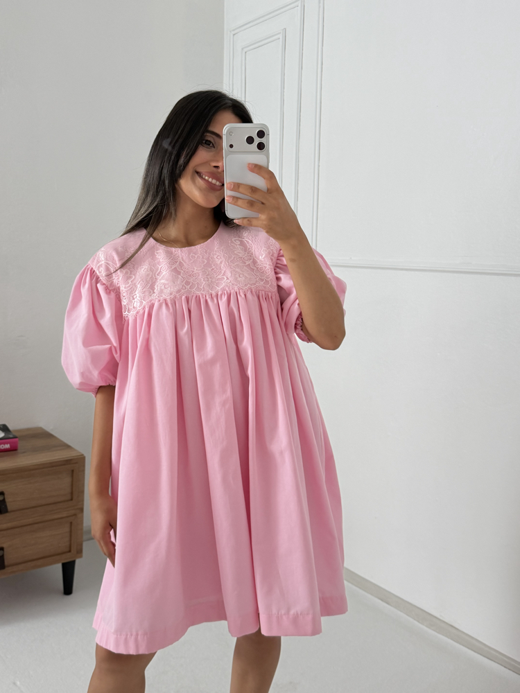 Nutla Pembe Elbise 