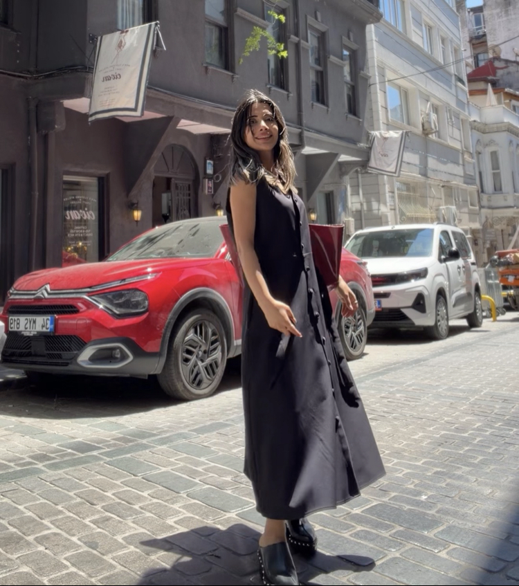 Yelek Elbise Siyah 