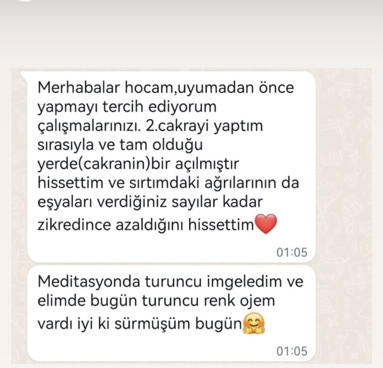 ÇAKRA DENGELEME REİKİ MEDİTASYON ÇALIŞMASI
