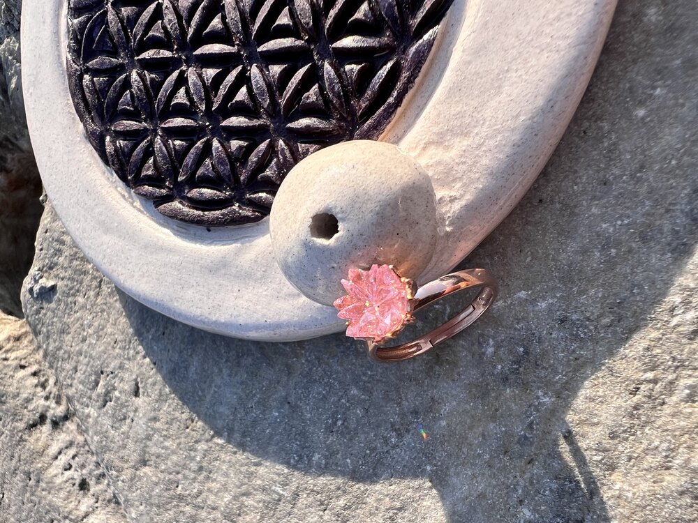 LOTUS ÇİÇEĞİ GÜMÜŞ YÜZÜK