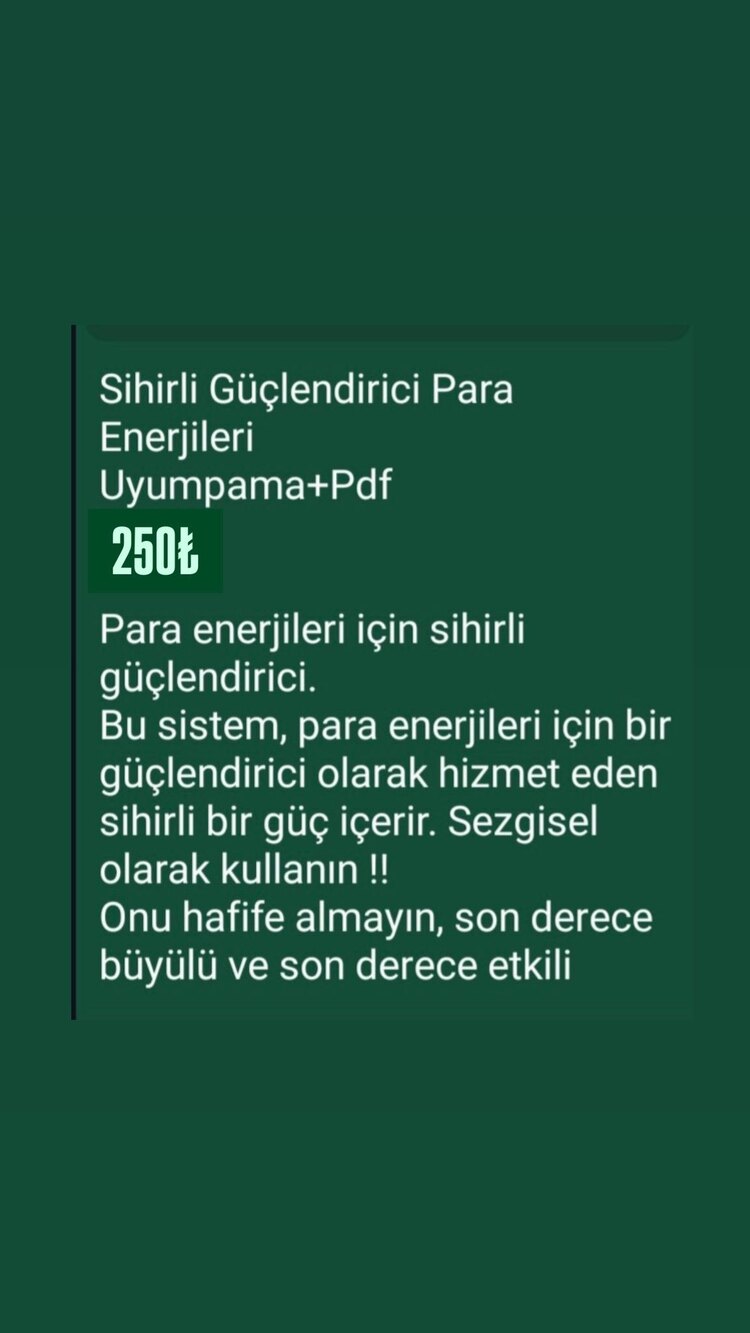 SİHİRLİ PARA ENERJİSİ