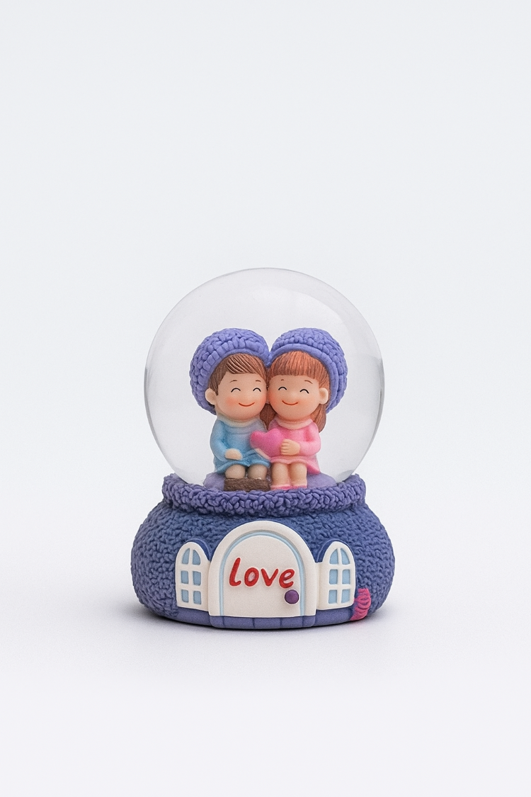 Mini Boy Love Couple Kar Küresi