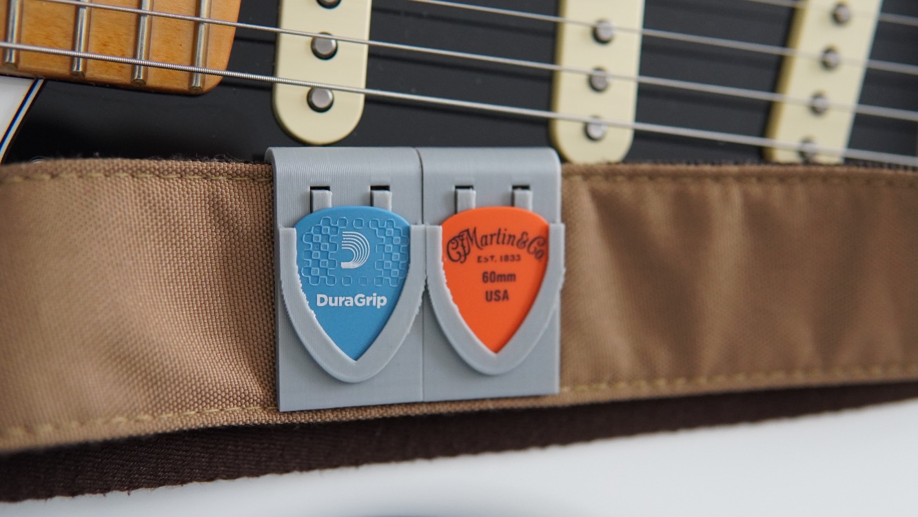 Gitar askısı pena tutucu iki adet