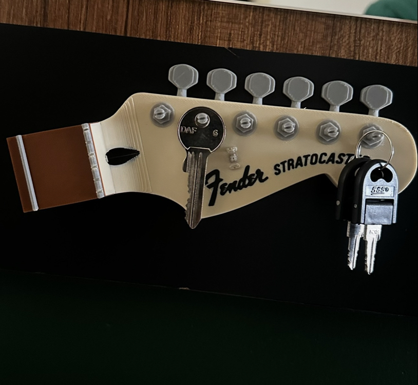 Gitar duvar anahtarlığı