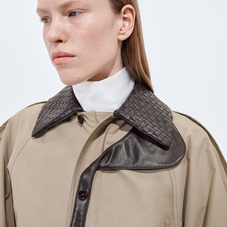 Bottega veneta jackets Cotton Blouson Brown 