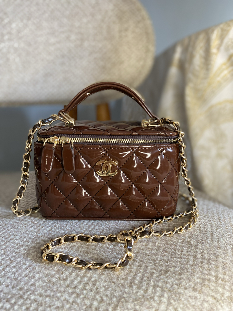 Kahverengi Mini CHANEL 
