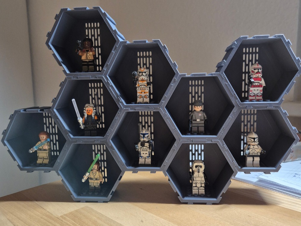 Lego Altıgen Minifigür Standı