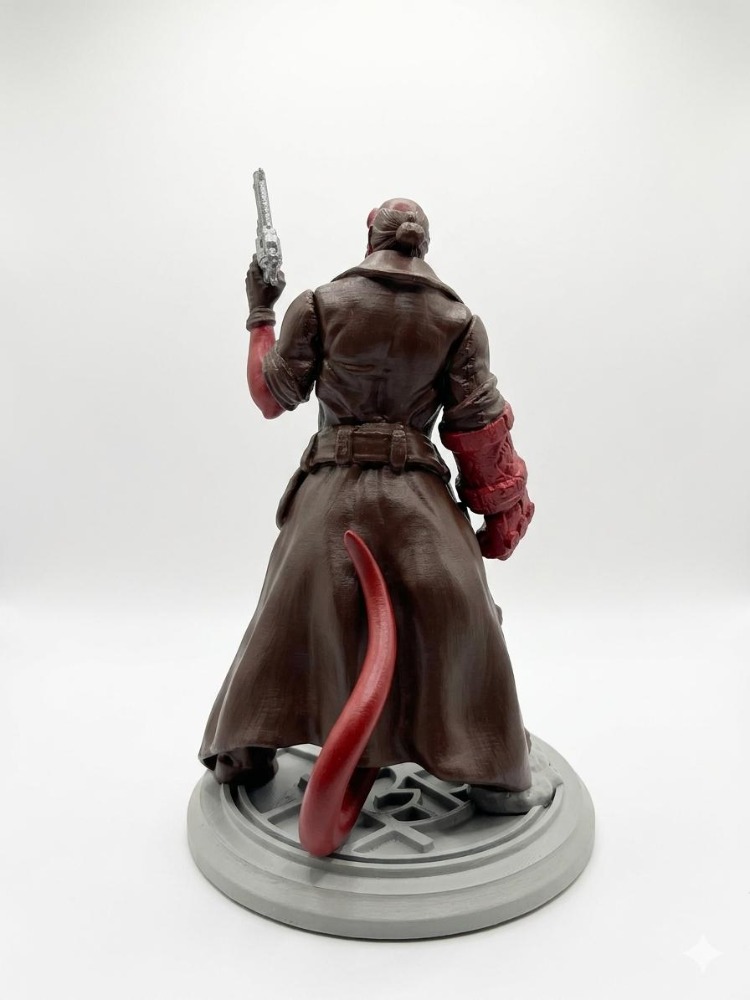 Hellboy - 3D Print & El Yapımı Özel Tasarım