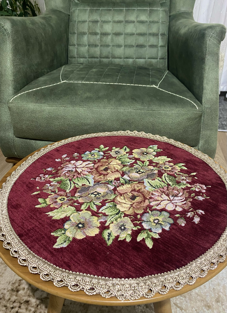 40xyuvarlak bordo