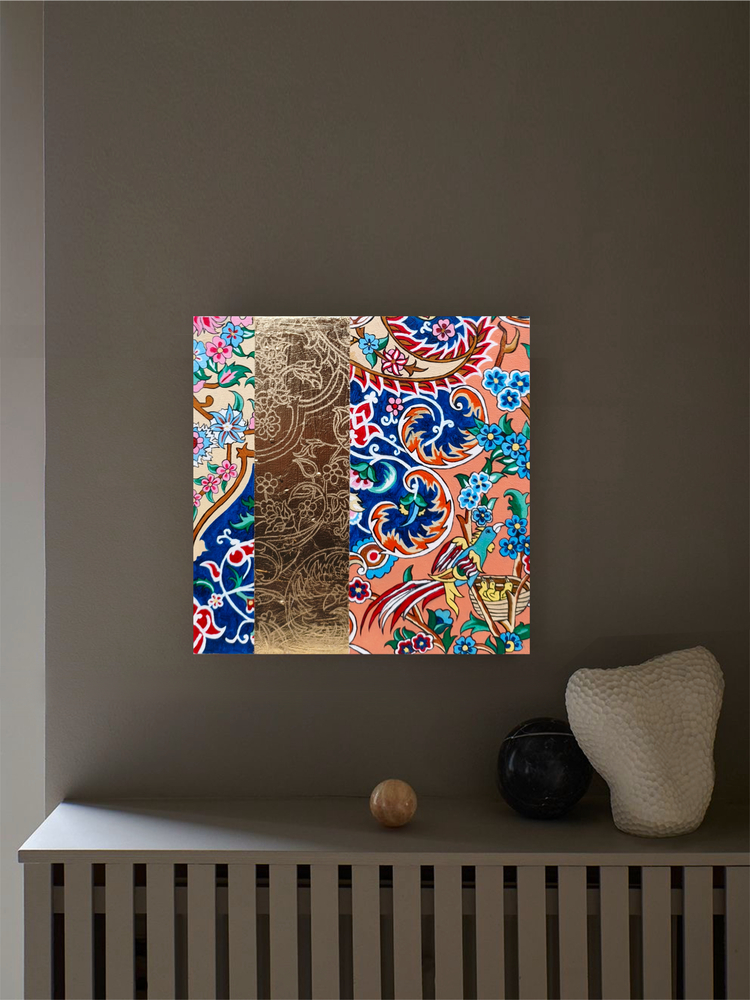 Işık Yolu | yağlı boya Tablo | El Yapımı Duvar Dekoru | 20x20 cm